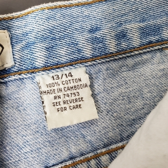 Zana Di Jean Light Wash Women's Size 13/14 Button Fly Shorts - Picture 2 of 13